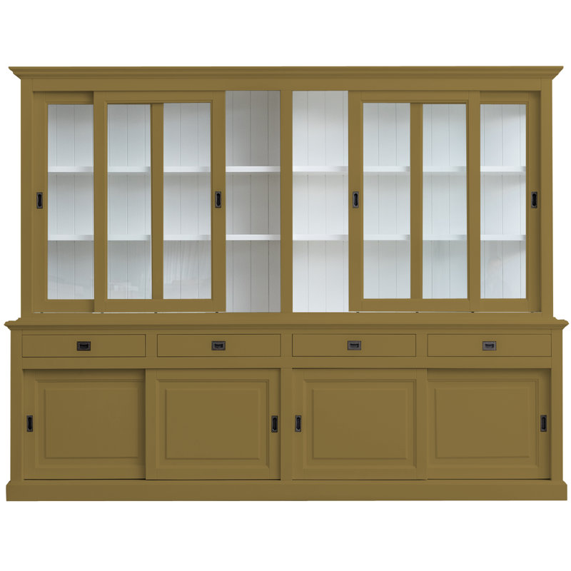 Burkett Display Cabinet, Green Brown