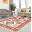 Tapis unique en laine noué à la main nouvel âge de 5 pi 5 po x 7 pi 8 po Morgin
