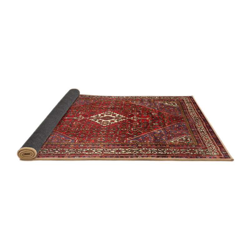 Tapis rouge à motif sud-ouest, Rond 6 pi
