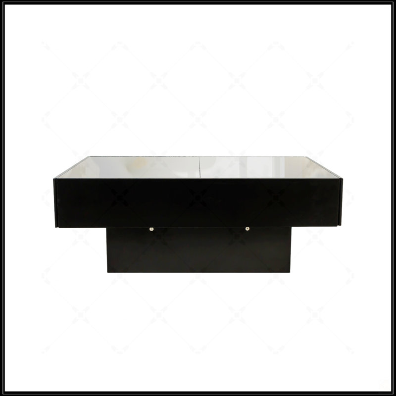 Table basse, Transparent, Noir
