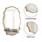 Euri Metal Asymmetrical Wall Mirror
