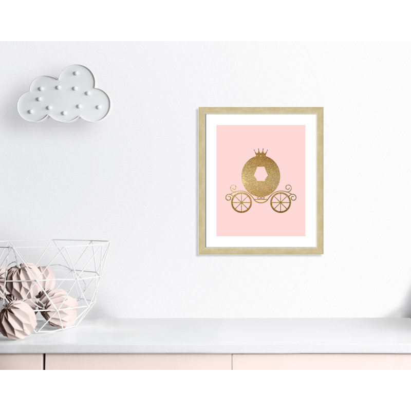 Fairy Tale Fairytale 3, impression sur papier, H 26,5 po x l 22,5 po x P 0,63 po, Encadré plat champagne