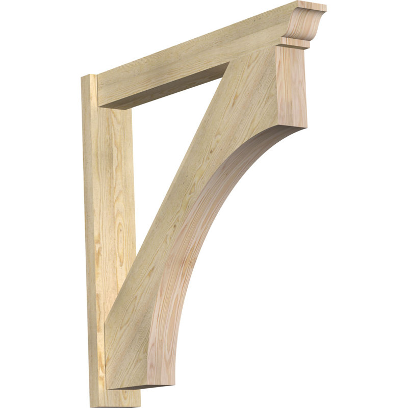 Persienne en bois Westlake, Sapin Douglas de 8 po (sciage brut), P 40 po x H 40 po