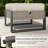 Polyethylene (PE) Wicker Outdoor Ottoman-424829206