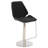 Ventana Swivel Upholstered Faux Leather Adjustable Height Counter Stool with Stainless Steel Frame-883928041