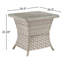 Sky 24.5'' Glass Outdoor Side Table