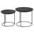 Matte Black 2-Piece Nesting Table