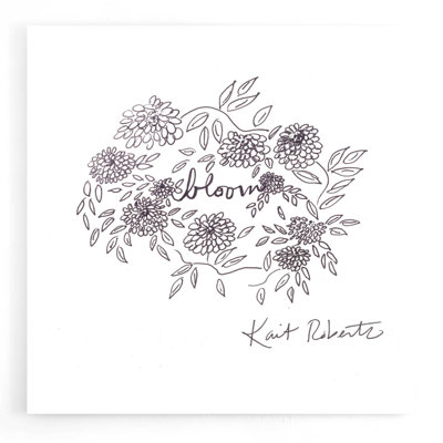 Bloom Bloom Bloom by Kait Roberts  Unframed Painting