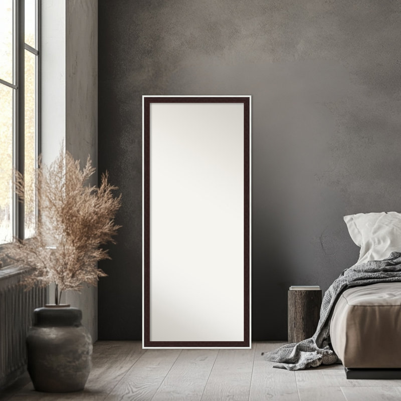 Miroir de plancher pleine grandeur Maya, Espresso