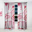 Panneau de rideau simple semi-diaphane avec passe-tringle Abstract-70405119