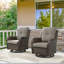 Fauteuils d'appoint en rotin avec coussins Bonia-39751553-39751557