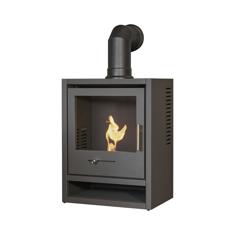 Lakeeva Ebern Designs 43cm W Dark Grey Stove