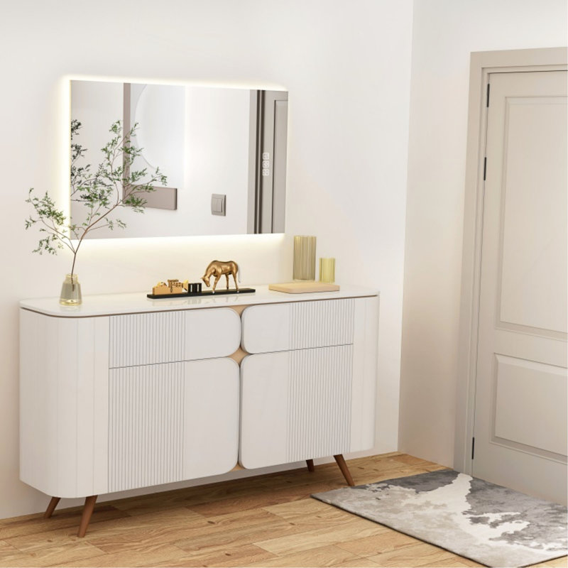 Miroir de salle de bain à DEL avec rétroéclairage lumineux, désembuage 5 minutes, miroir de meuble-lavabo mural pleine HD réfléchi, 3 couleurs à intensité variable, CRI90 +, fonction mémoire, anti-buée