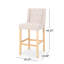 Ensemble de 2 tabourets de comptoir rembourrés en tissu rembourrés pour comptoir de cuisine ou bar-18830200