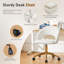 Chaise de travail rembourrée à hauteur ajustable-126055921
