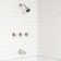 Handle Tub and Shower Dual Function Ceramic Disc Faucet Trim
