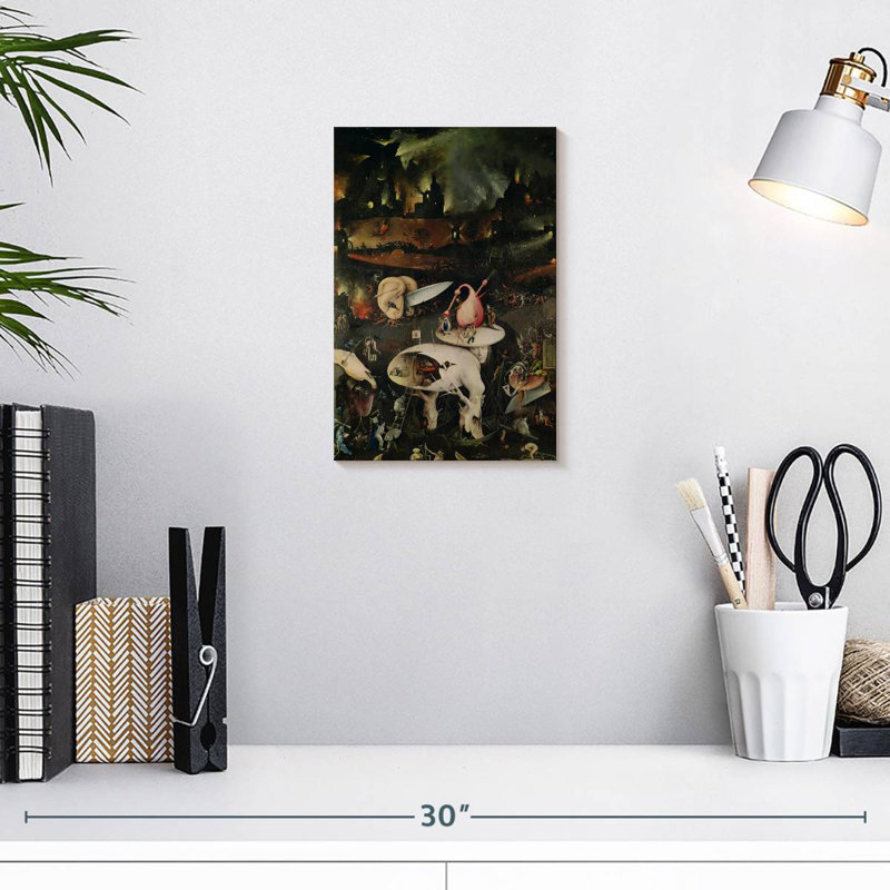 Kelan, le jardin des délices terrestres VII, H 12 po x l 8 po