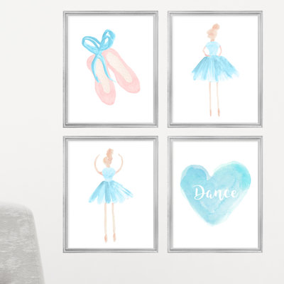 Ballet Gallery Wall, 4-Piece Paper Prints