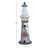 Cyr Wood Light House Decorative Blue Sculpture with Netting