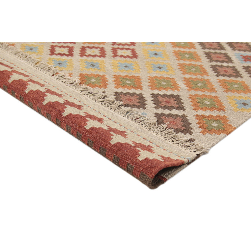 Shuler Ikat Hand Woven 23cm X 160cm Area Rug
