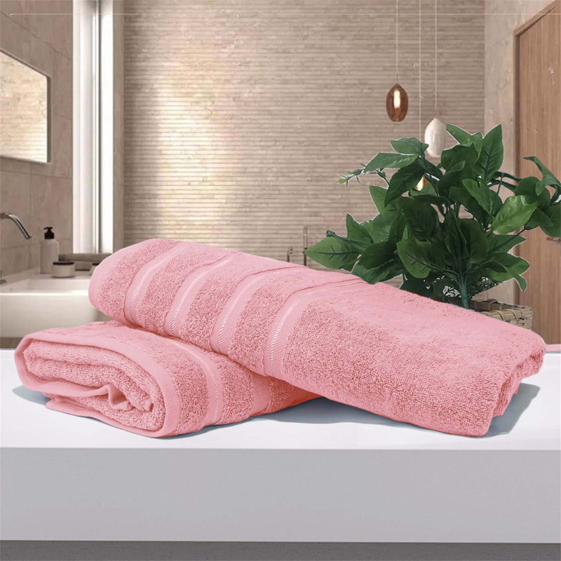 100% Cotton Bath Sheet, Pink