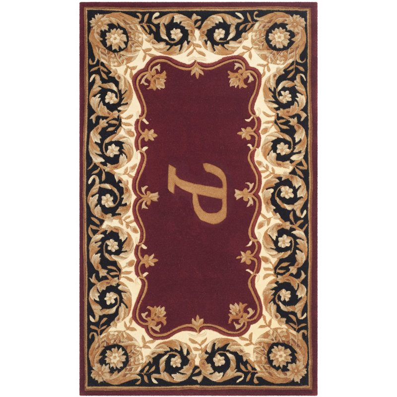 Lenora Hand Tufted Wool Pile Oriental Rug, Rectangle 3' x 5', P
