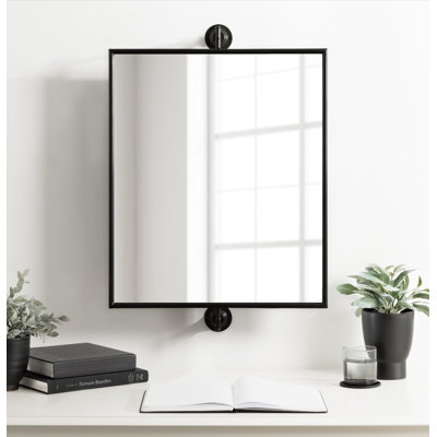 Dunnell Rectangle Pivot Bathroom Wall Mirror