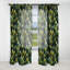 Motif vert forêt - Rideau bohémien - Velours obscurcissant - 1 panneau-107575421