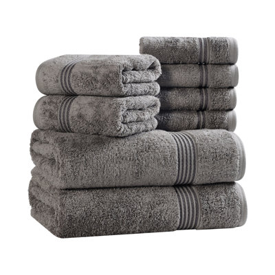 Alexia 8-Piece Egyptian Cotton Towel Set