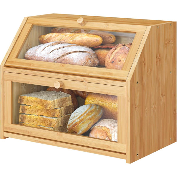 Loon Peak® Gaylia Wood Food Storage Container | Wayfair