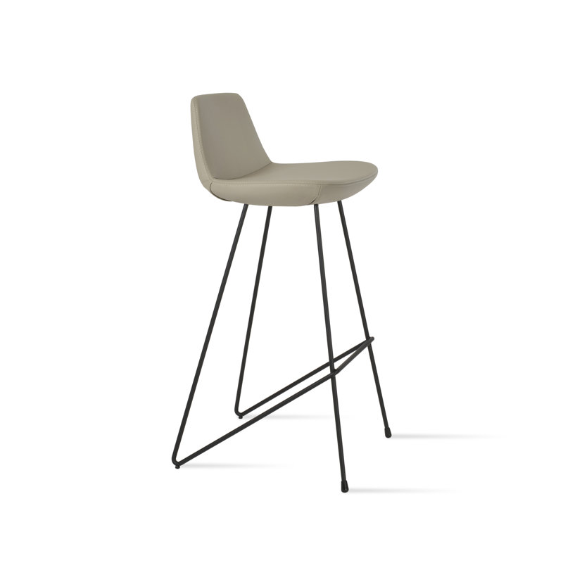 Pera Cat Wire Counter & Bar Stool, Bar Stool (29" Seat Height), Bone PPM