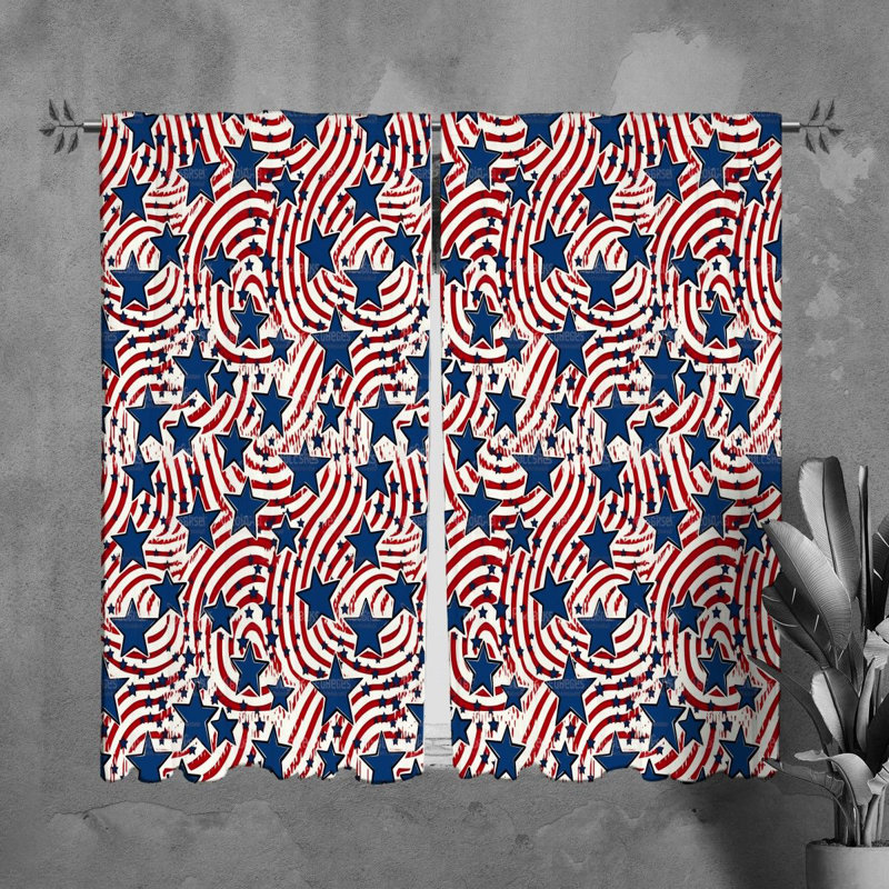 Rideau en polyester Mayven, L 40 po x L 61 po