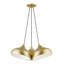 Luminaire suspendu grappe blanc brillant 3 lumières-2035413534