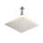 Ceiling Mounted Shower With 16" Head & Handheld - Brushed Nickel, Brass Made System-126353142