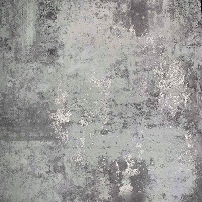 Natalya 10.05m x 53cm 3D Embossed Metallic Finish Wallpaper Roll