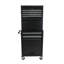 Armoire à outils sur roulettes, coffre à outils à roulettes verrouillable 6 tiroirs avec 4 roues universelles, organisateur de rangement de boîte à outils détachable 2 en 1 pour garage atelier de réparation, noir-2122074502