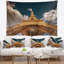 Cityscape de la belle vue de la tour eiffel sous tapisserie bleu ciel avec accessoires suspendu inclus-28499872