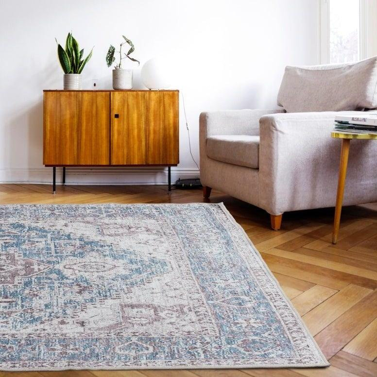 Tapis Calla Easy Care, Encre, 8 pi 2 po x 10 pi 2 po