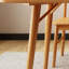 Table de salle à manger en bois de cerisier crème-108516501