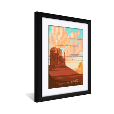 Monument Valley Professionally Framed & Matted Art Print - by Mike Rangner