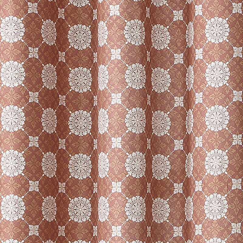 Buntingford Room Darkening Curtain Single Panel, Red
