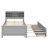Hugborg Twin Size Platform Bed with Storage Headboard-286043555
