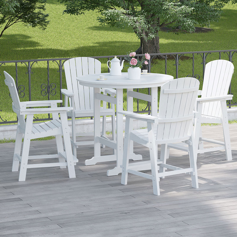 Chaise de bar avec accoudoirs, ensemble de 2 chaises de patio