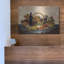 Art mural en métal luxueux «Tuscan Evening Wine» par Silvia Vassileva, 16 po x 12 po