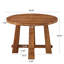Walnut Solid Wood Base Dining Table