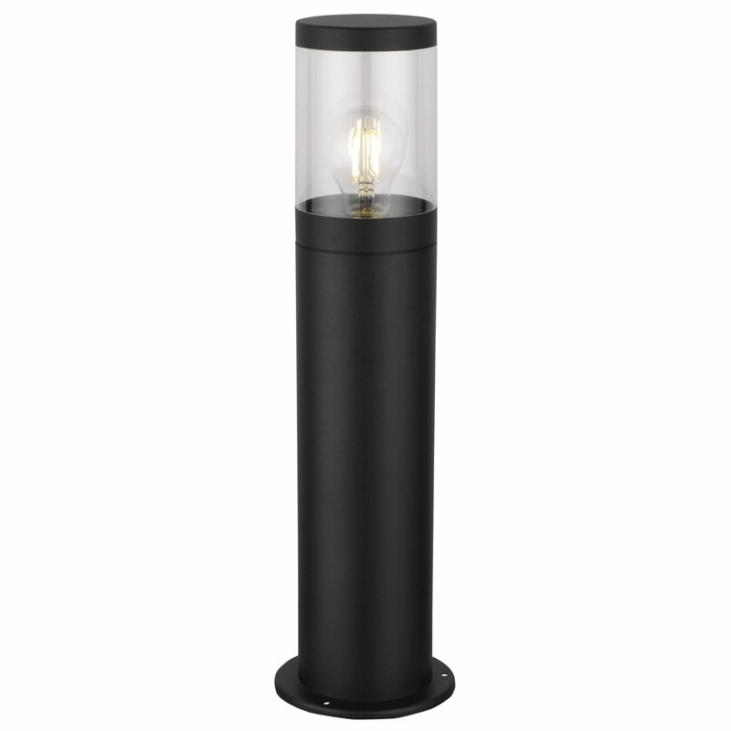 Avenlee Black Paint Metal Bollard Light