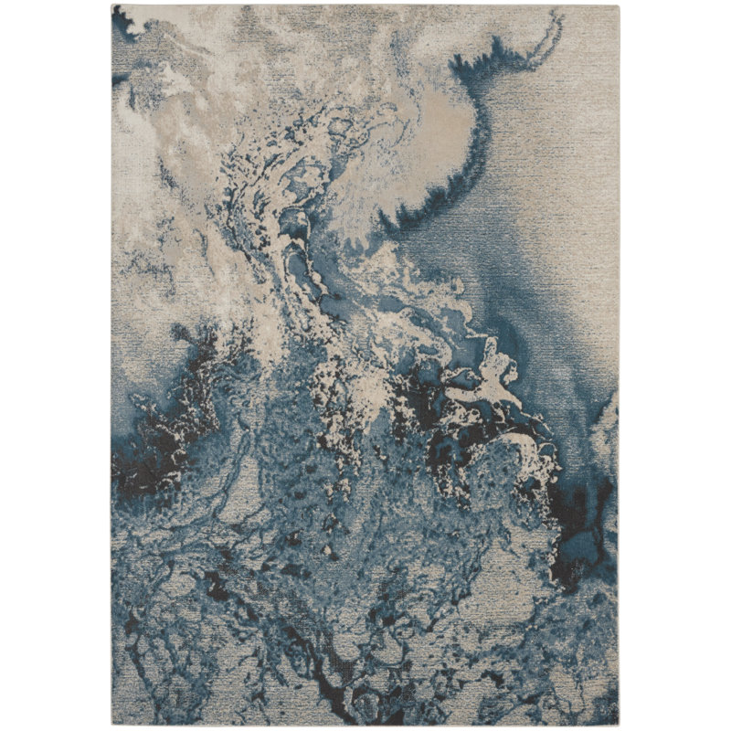 Abstract Indoor Rug, Rectangle 7' x 10'