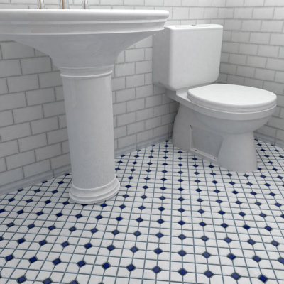 Oxford 11" x 11" Porcelain Honeycomb Mosaic Wall & Floor Tile