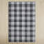 Andale Plaid Handmade Dhurrie Black/Charcoal/Gray Area Rug-1195804713