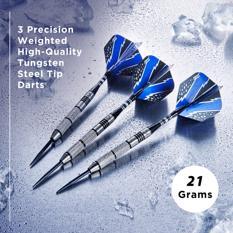 Viper 21g Tungsten Steel Tip Darts with Aluminum Shafts